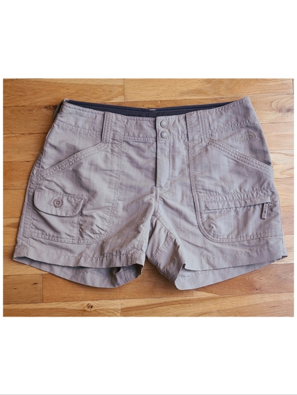 The North FaceParamount Moraine Short Sz 6 Khaki Hiking Walking Travel Gorpcore